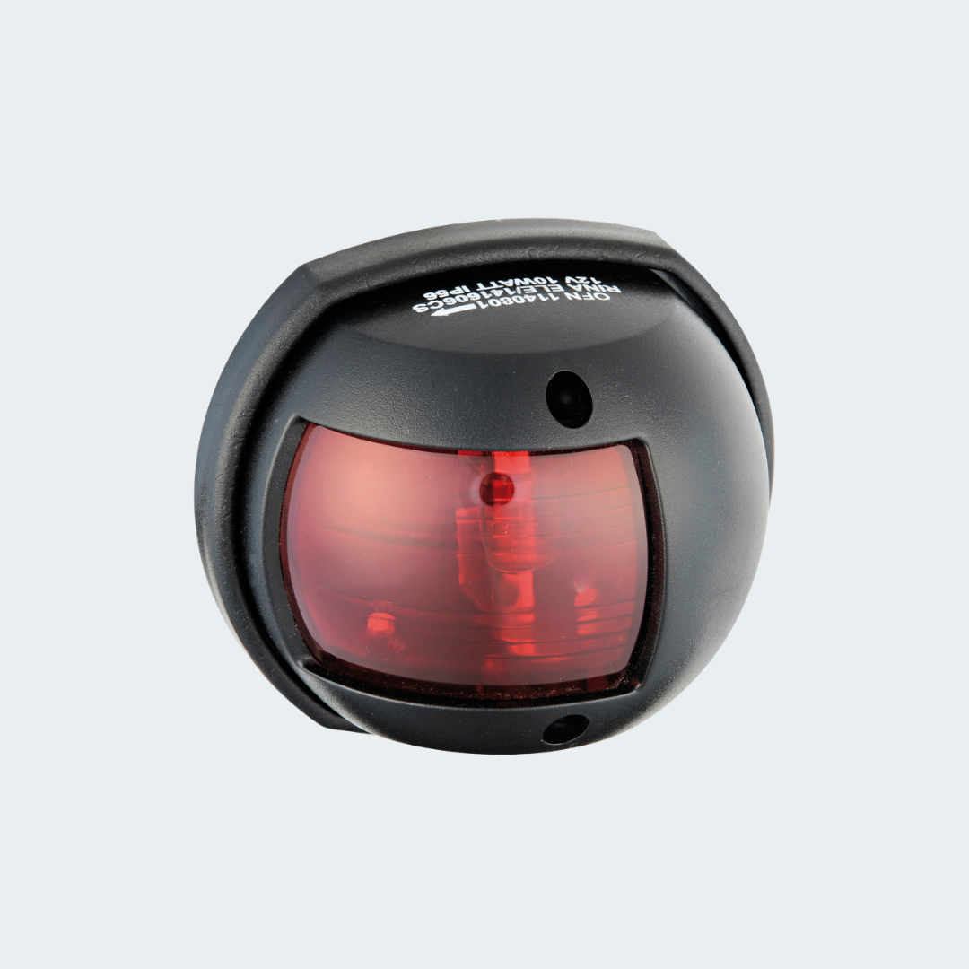 Sphera Black/112.5° Red Navigation Light