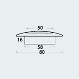 Watertight White Ceiling Light