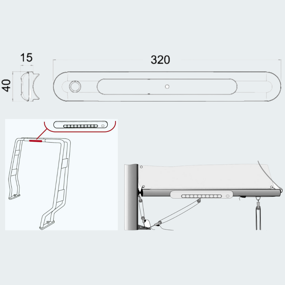 Free-standing LED Light Fixture