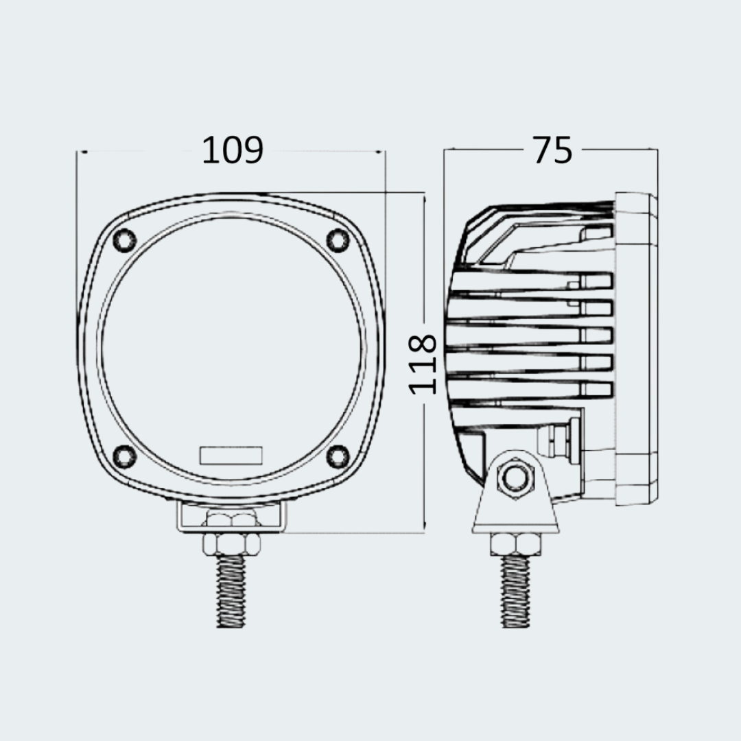 HD LED Adjustable Light For A-frame