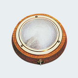 Light Fixture Polished Brass/Teak