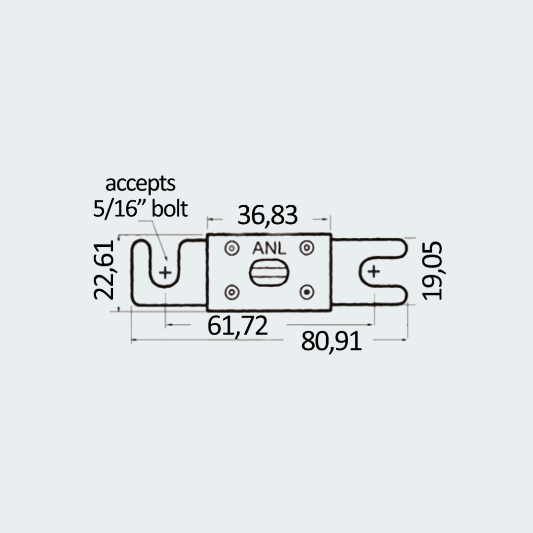 ANL Gold Plated Fuses