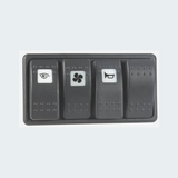 Toggles With Lighted Symbols Black