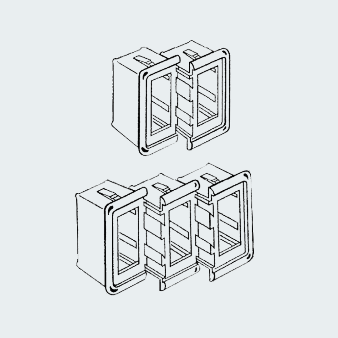 Plastic Bezel For Switch Black