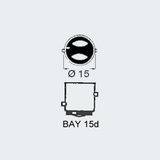 Vertical Filament Bulb BAY15D