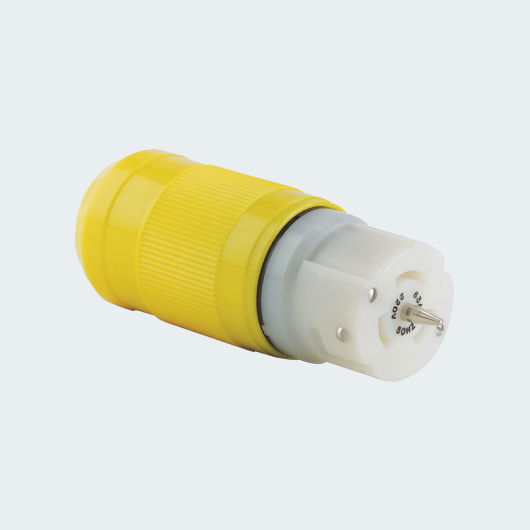 Marinco Heavy Duty Bipolar Monophase 3-Wire Plug 63A