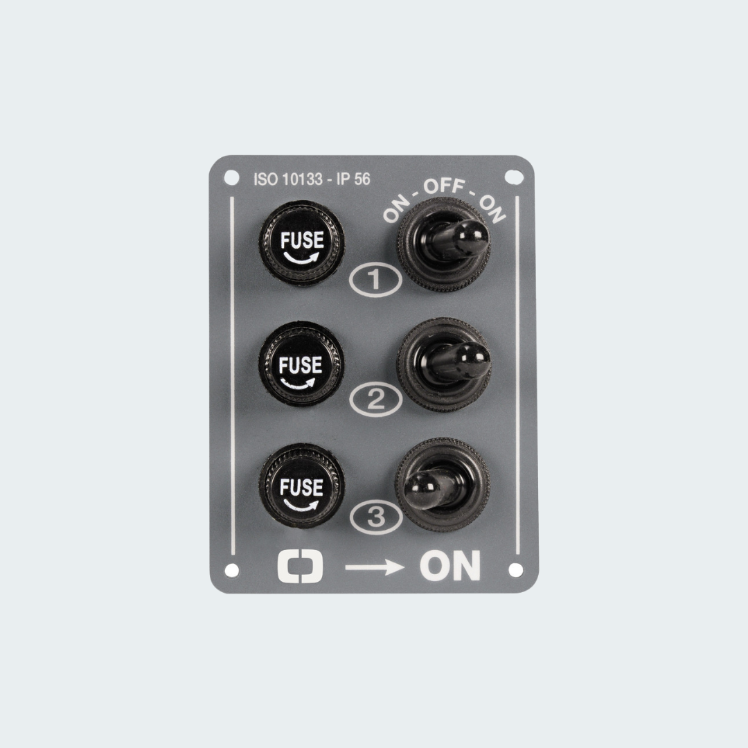 Electric Control Panel 3 Switches