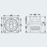 Countertop Dual Battery Switch