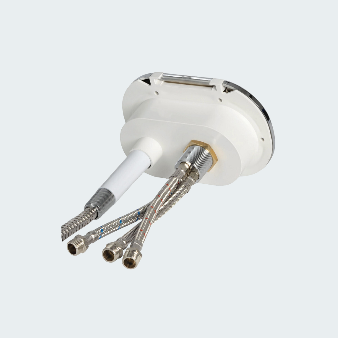 Oval Deck Shower With Mizar Mixer