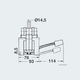Sink Double-acting Foot Pump
