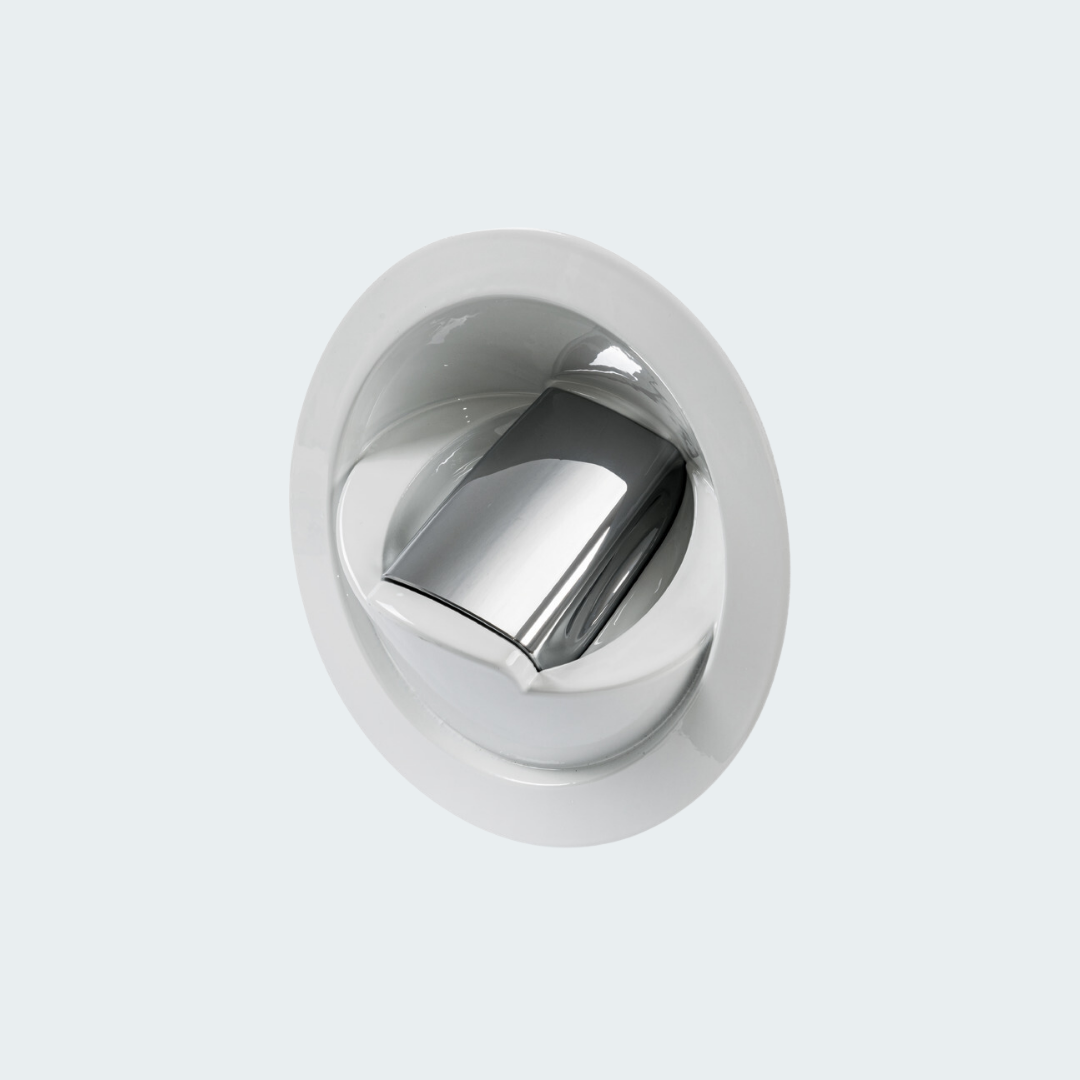 Saturn Shower w/Vertical Mixer White