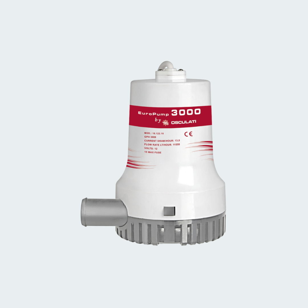 Europump II Submersible Bilge Pump 3000 12V