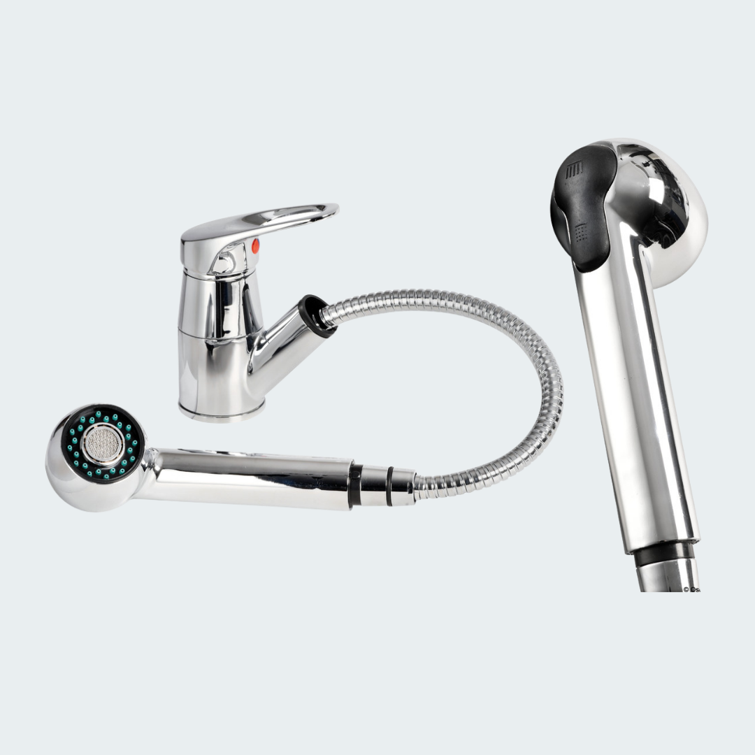 Olivia Single-Control Combined Mixer + Removable Shower