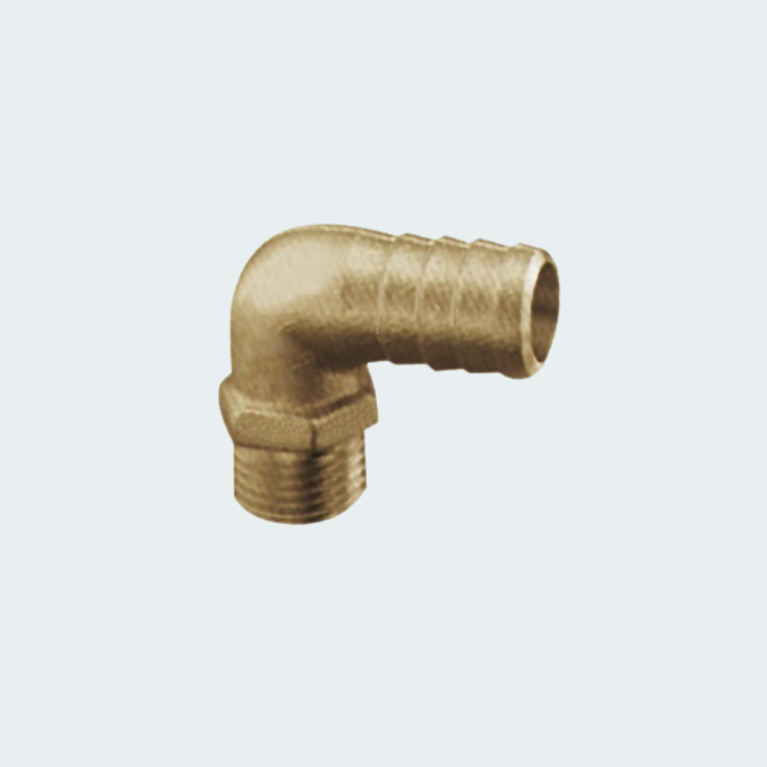 Brass Hose Adapter 90°
