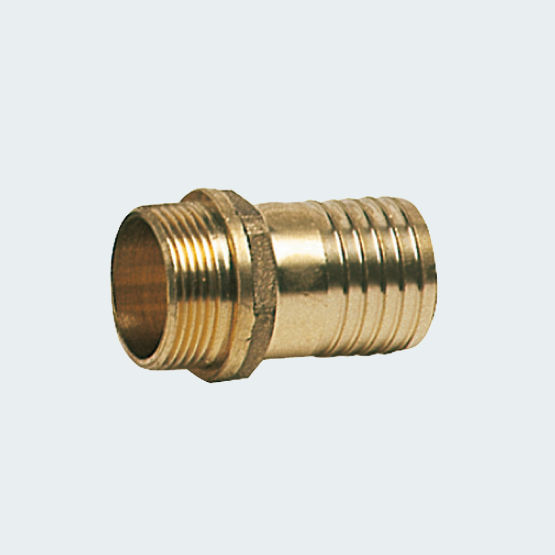 Cast Brass Male Hose Adaptor 1/4"x8mm