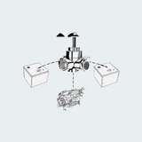 3-Way Fuel Valve 1/4"