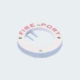 Fire Port White Plastic