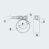 Heavy Duty Hose Clamp AISI 316