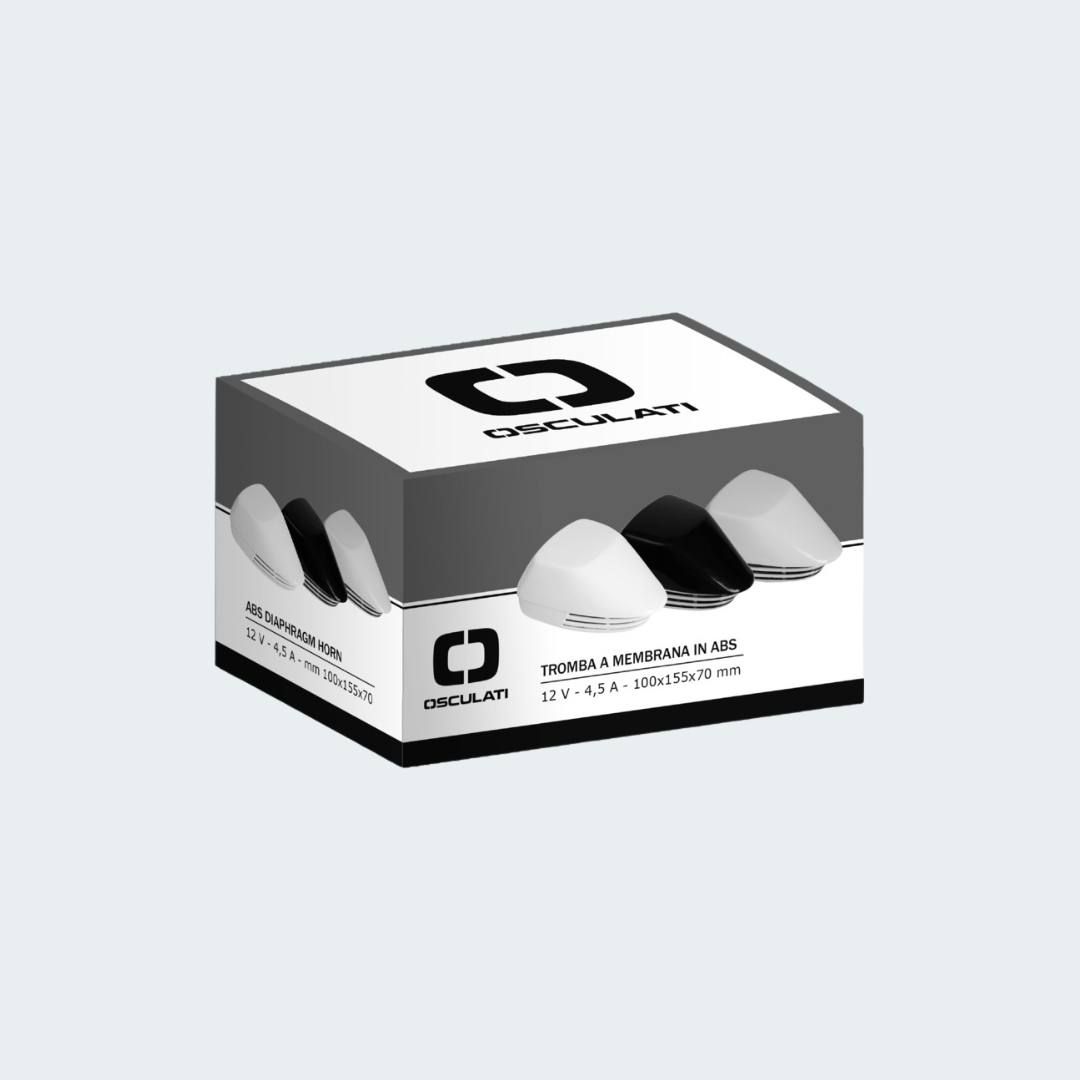 ABS White Diaphragm Horn 12 V