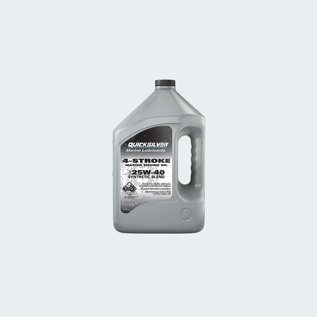 Quicksilver 25W-40 4-Stroke Synthetic Blend Marine Engine Oil