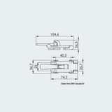 AISI316 Lever Fastener