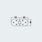 Microcast Hinge 100 x 40 mm