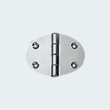 Oval Hinge 35x51mm Stud Mounting 1.5mm