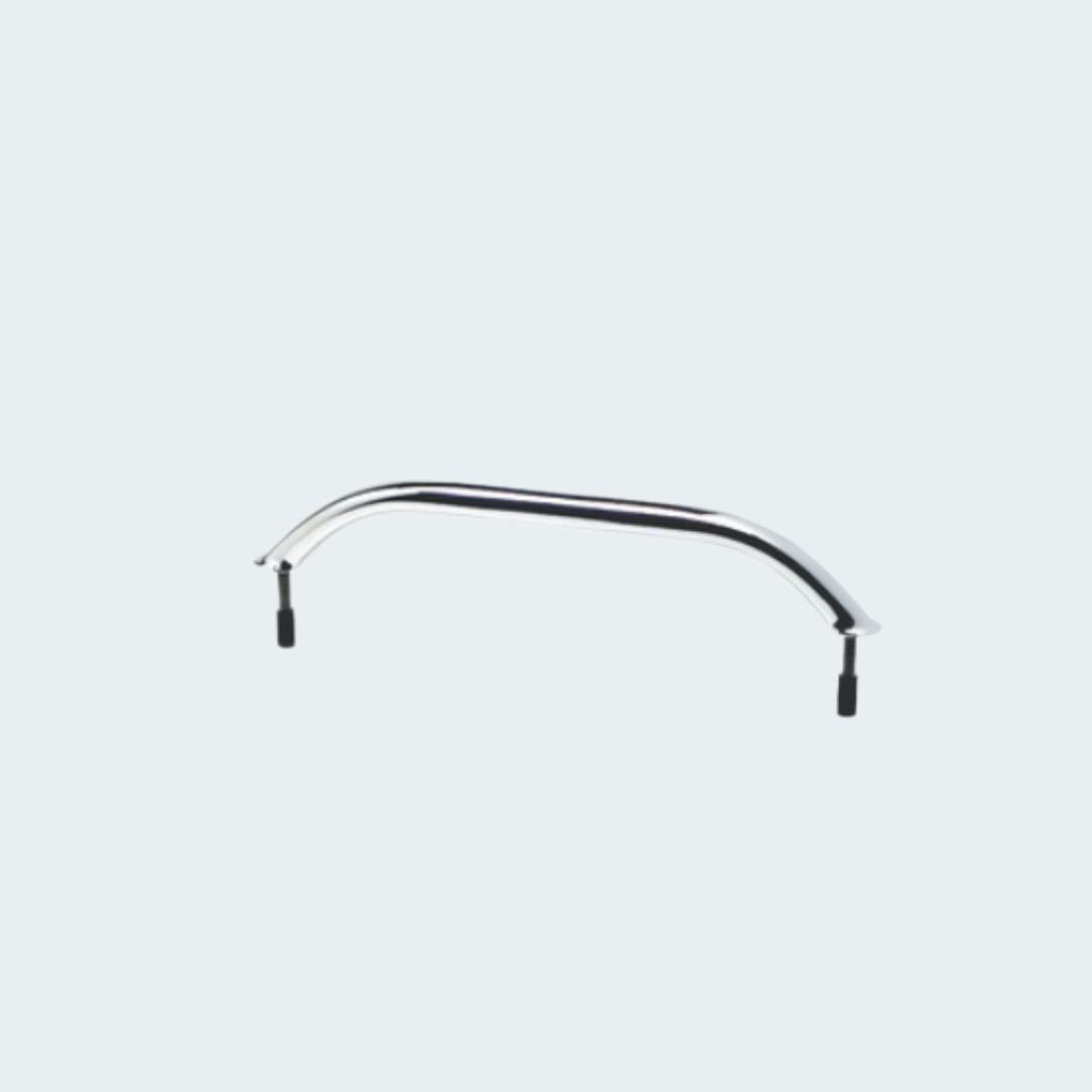 Oval Pipe Handrail SS External Screws