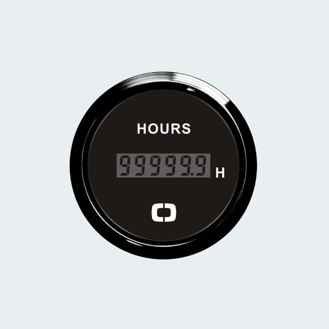 OSCULATI Digital Hour Counter black/black