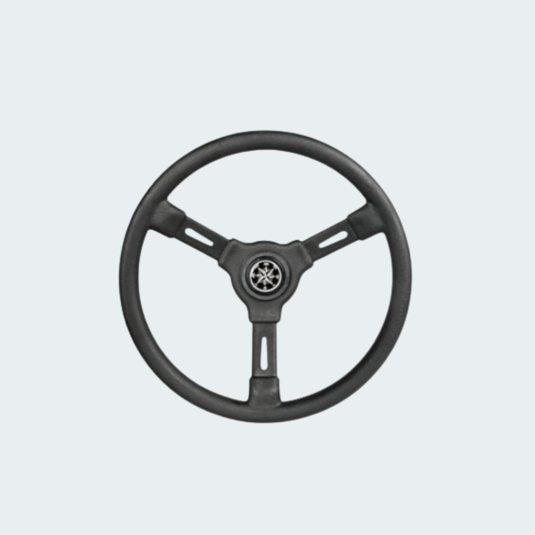 3-Spoke Steering Wheel Black