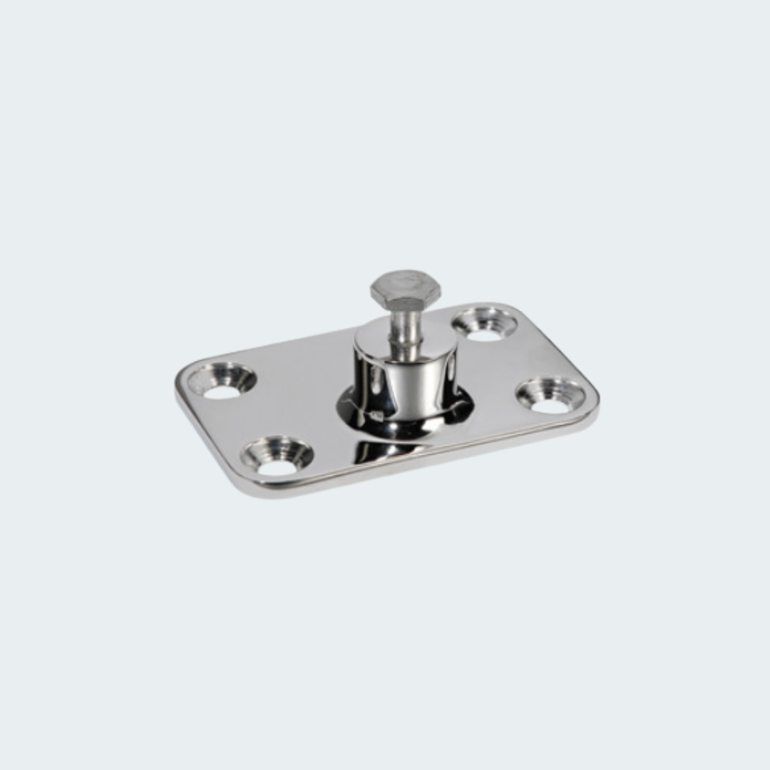 Bulkhead Mount Support AISI316 48x73 mm Thread M6