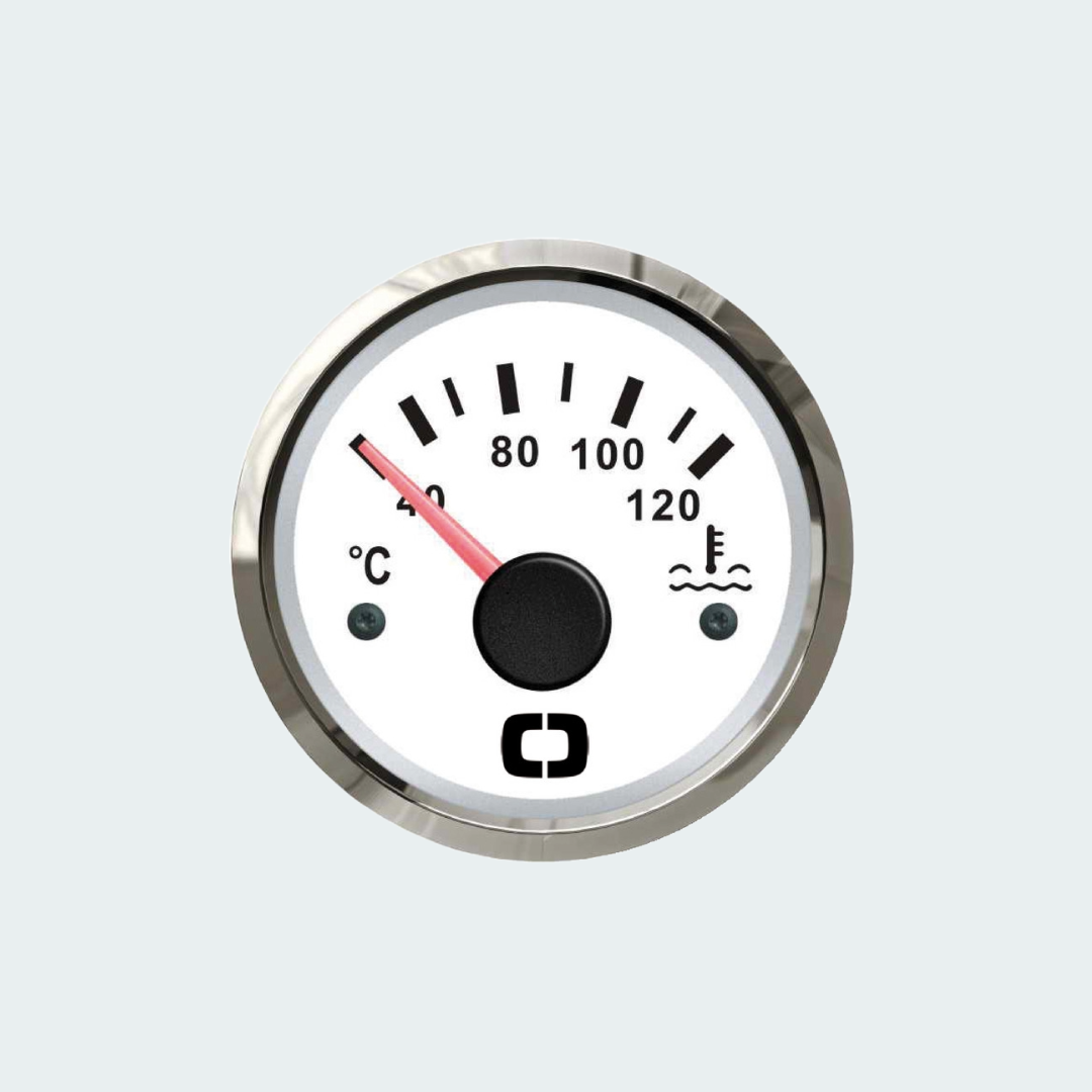 OSCULATI Water Temperature Gauge 40/120° white/glossy