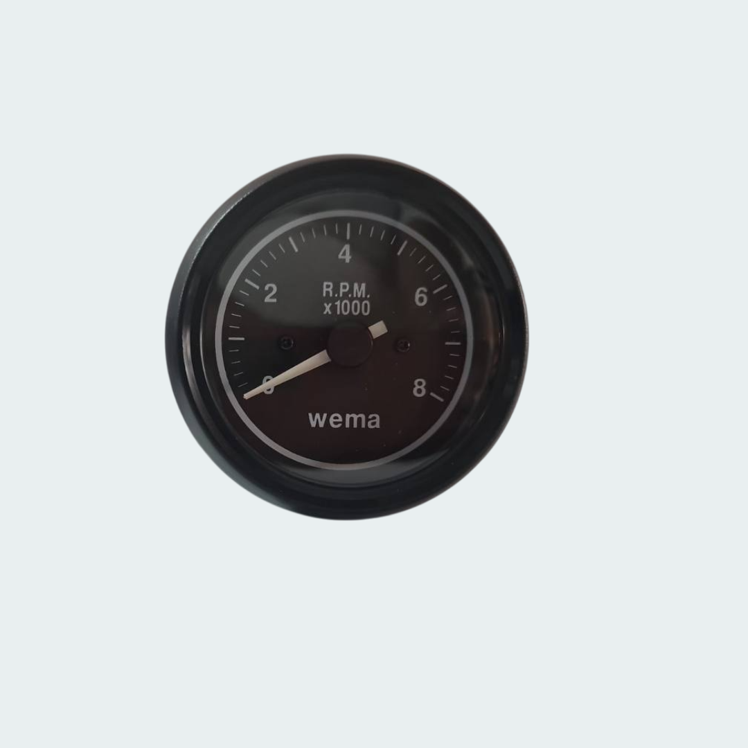 Wema Tachometer 8000RPM Black