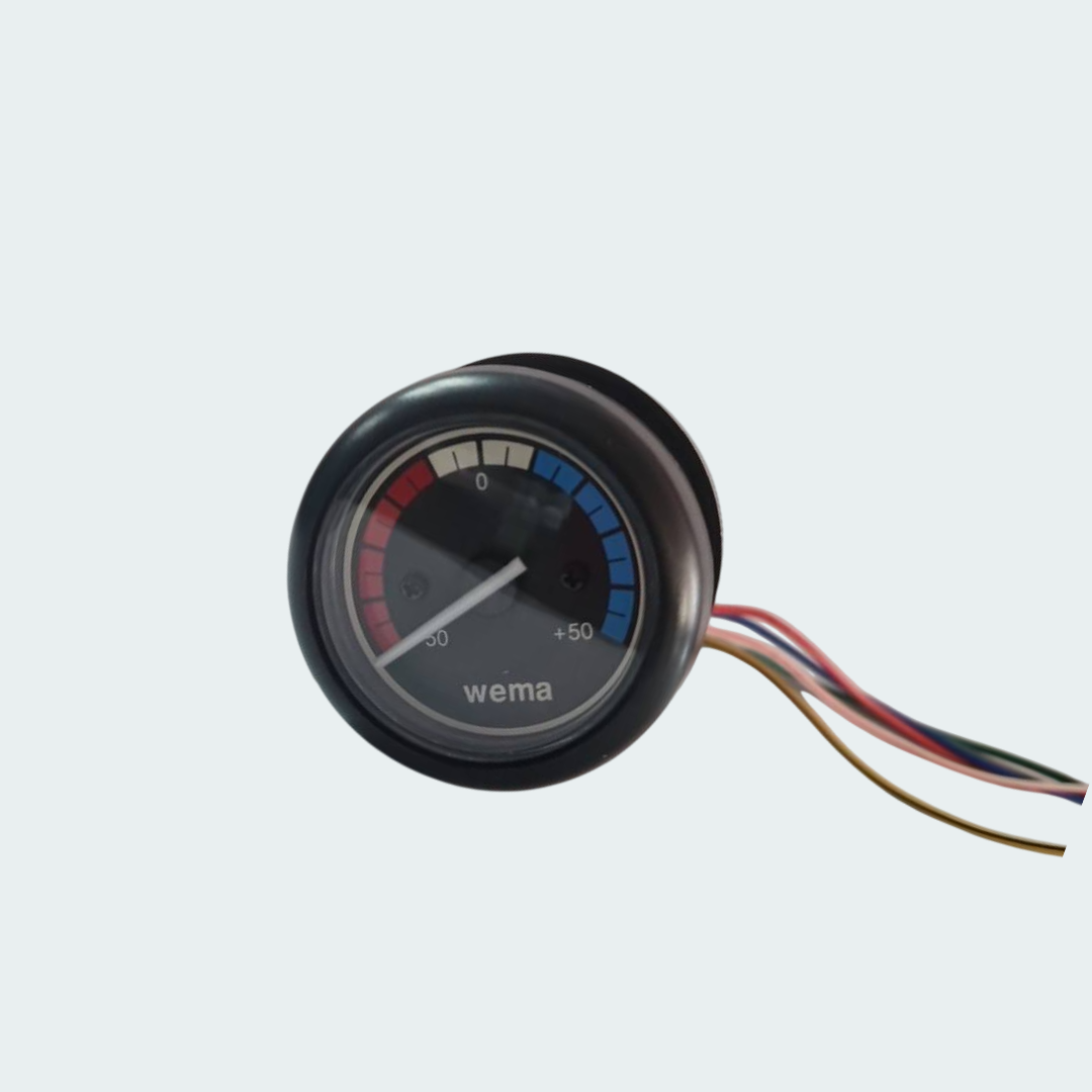 Wema Ampere Meter Gauge Black/Black