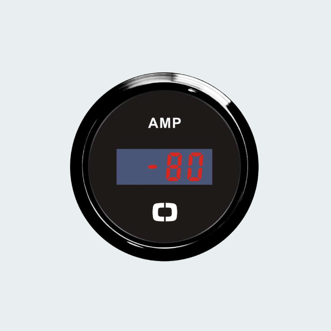 OSCULATI Digital Ammeter w/shunt black/black