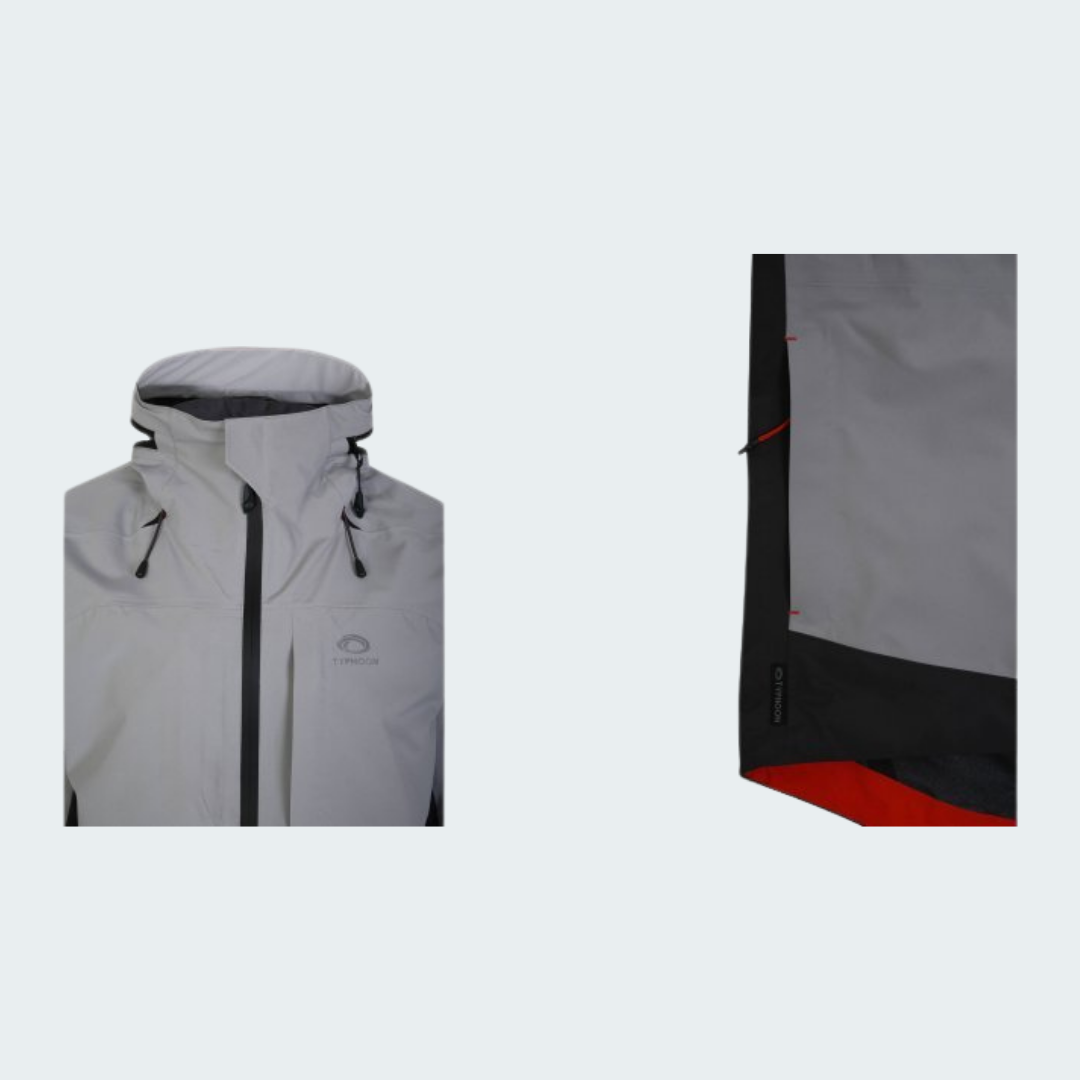Typhoon Coastal Grey Jacket Size L