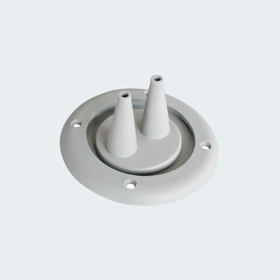Double Grey Cable Grommet Ø 105 mm