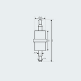 Filter for Engines Over 3500cc. Diesel/Mixture