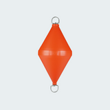 Mooring Buoy with Through Swivelling Rod and Rings in s/s Ø 500 mm