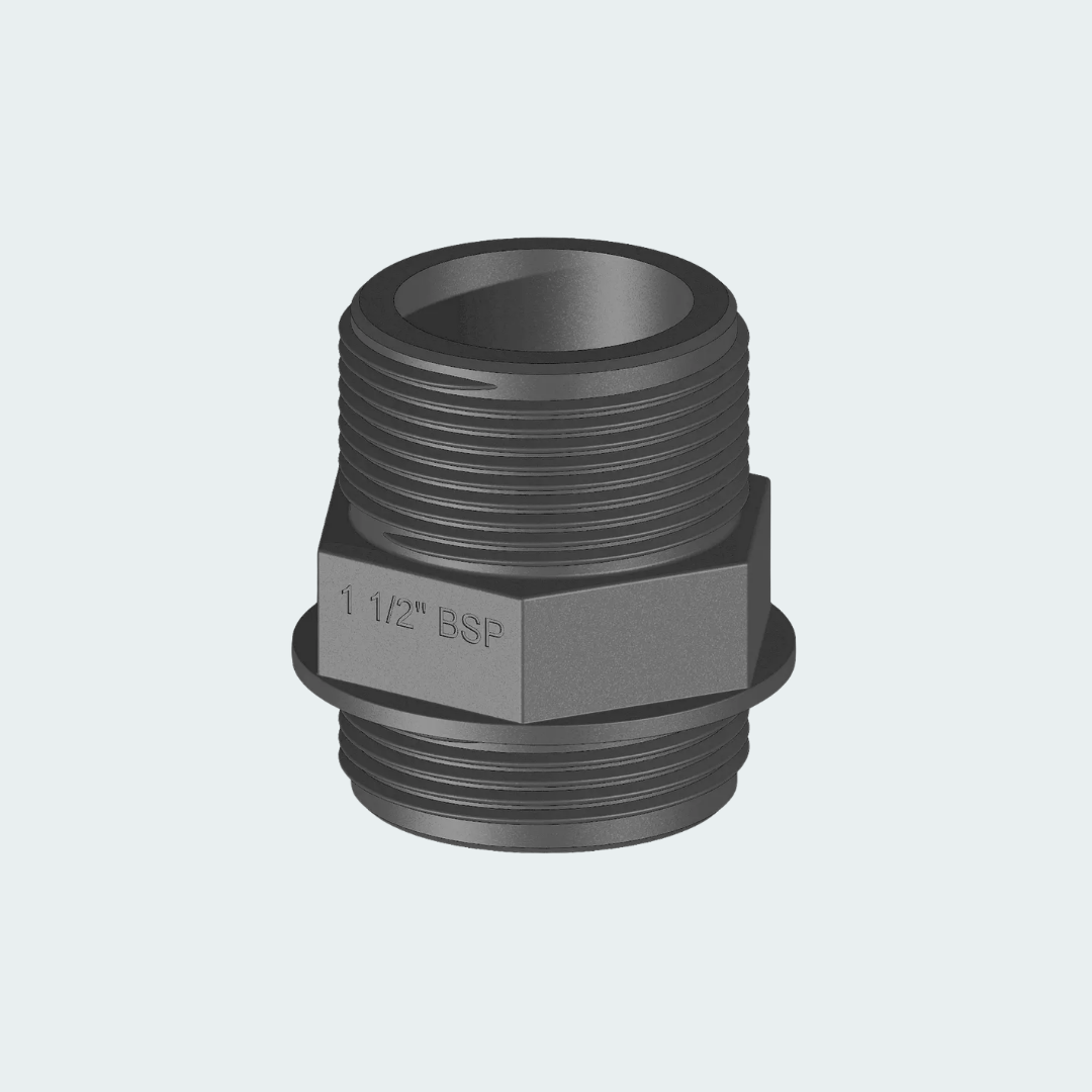 TruDesign Connector Threaded 1½" BSP Black