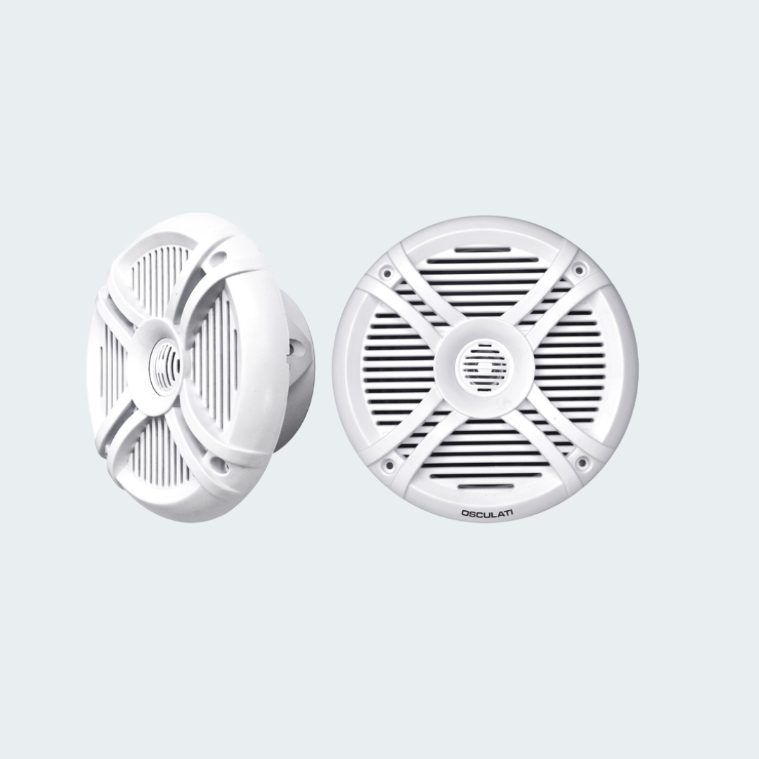 Pairs of 2-way speakers w/RGB programmable LEDs