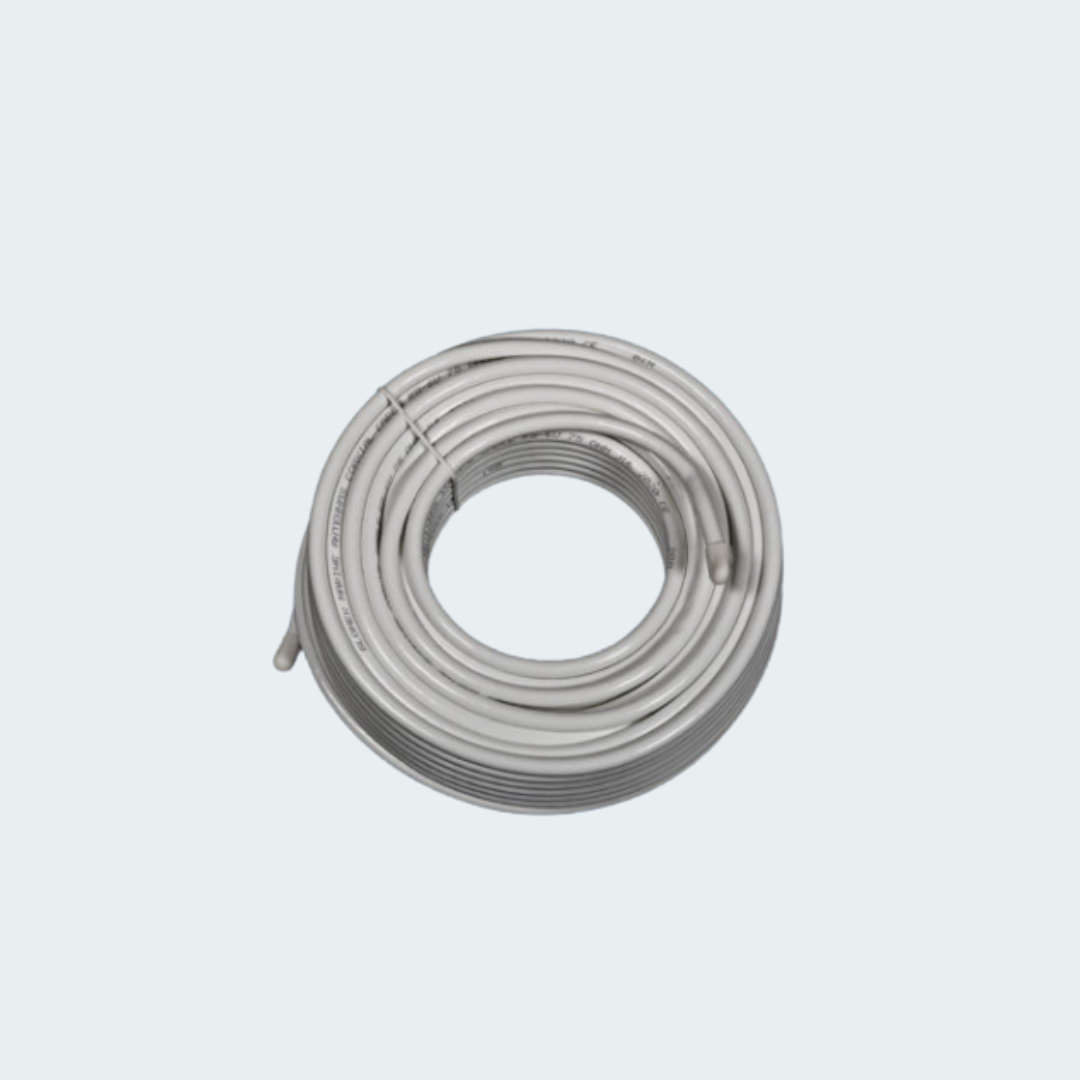 Glomex V9139/20 TV Coax Cable, 20m , 75ohm , White Low Loss