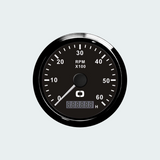 OSCULATI Revolution Counter 0-6000 RPM black/black