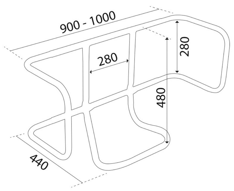 Universal Liferaft Holder (Horizontal)