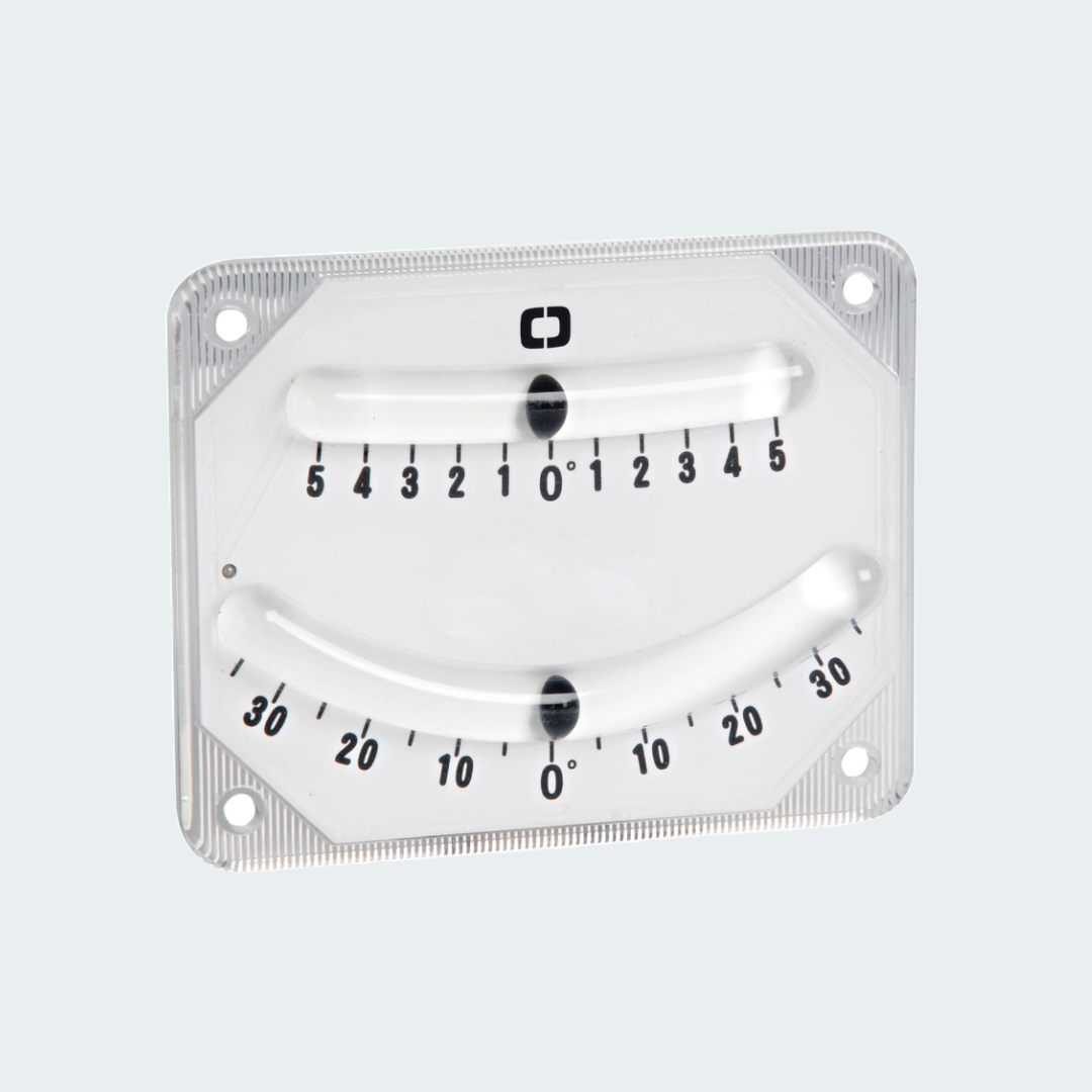 OSCULATI Double Bubble Inclinometer 100x80 mm