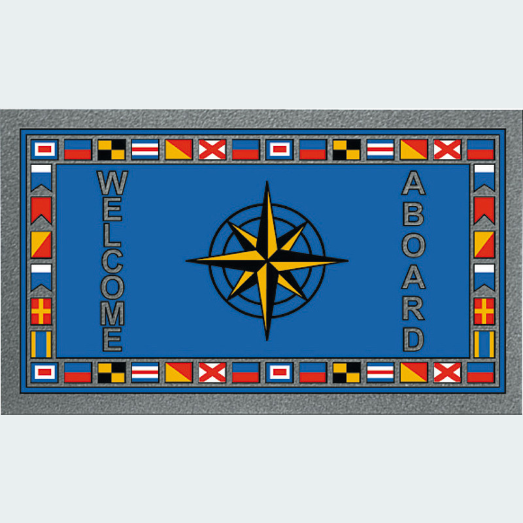 Format antiskid Doormat 50 x 80 cm Windrose