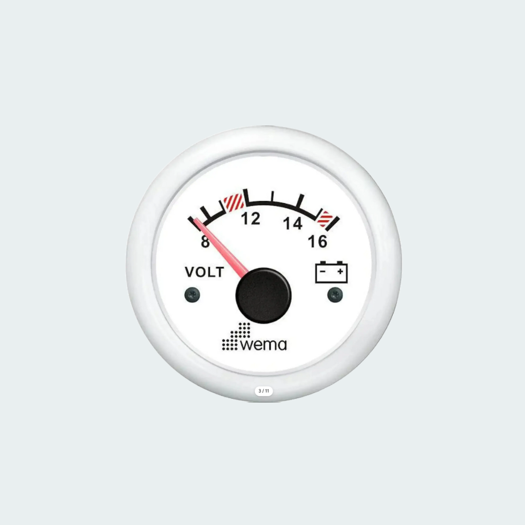Wema Voltmeter White