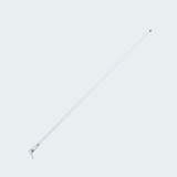 Glomex RA400 VHF Antenna, White, 1,5M , with Nylon Ferrule and 4,5m Coax Cable