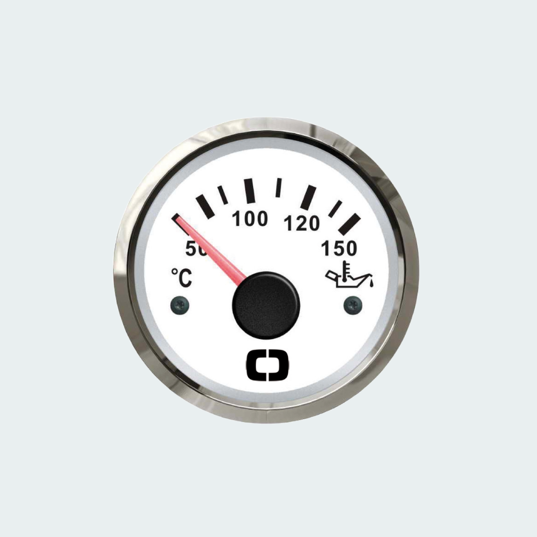 OSCULATI Oil Temperature Gauge 50/150° white/glossy