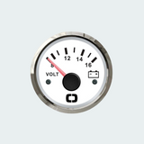 OSCULATI Voltmeter 8/16 V white/glossy
